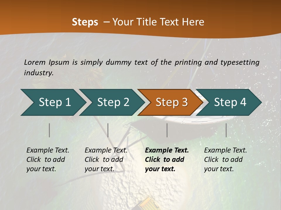 Exotic Nature Seascape PowerPoint Template