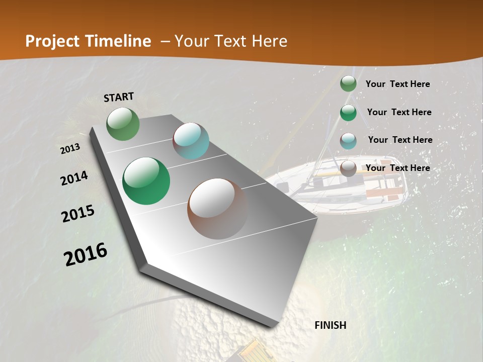 Exotic Nature Seascape PowerPoint Template