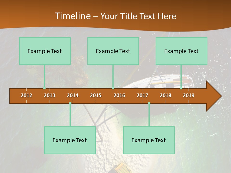Exotic Nature Seascape PowerPoint Template