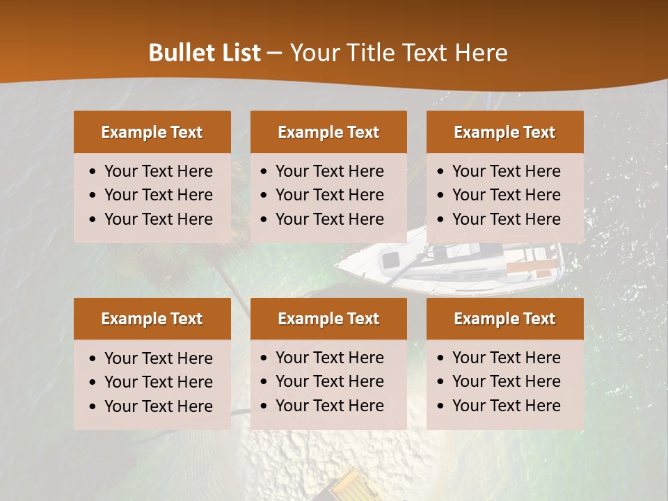 Exotic Nature Seascape PowerPoint Template