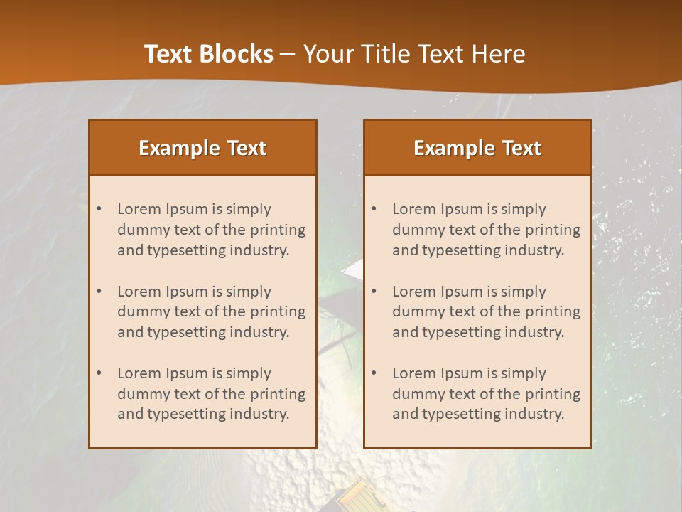 Exotic Nature Seascape PowerPoint Template