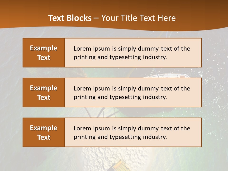 Exotic Nature Seascape PowerPoint Template