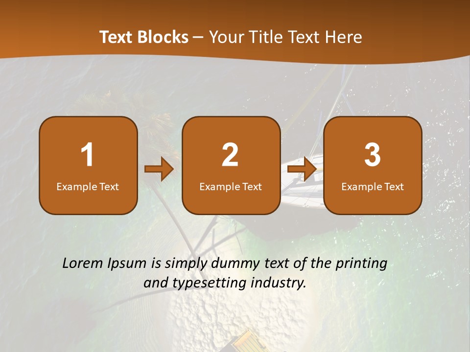 Exotic Nature Seascape PowerPoint Template