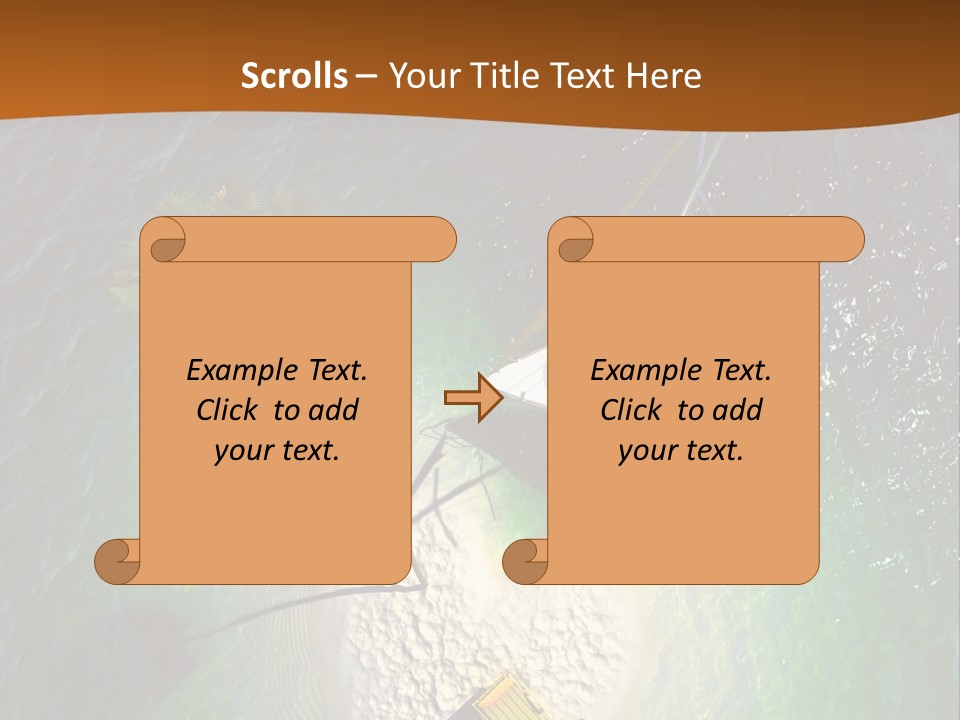 Exotic Nature Seascape PowerPoint Template