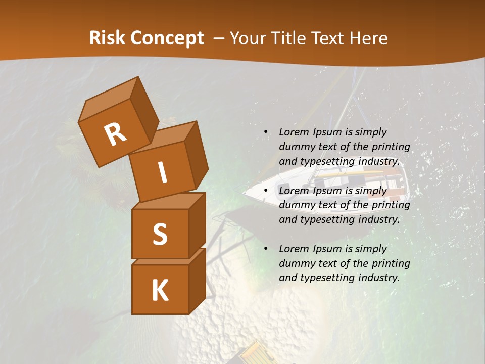 Exotic Nature Seascape PowerPoint Template