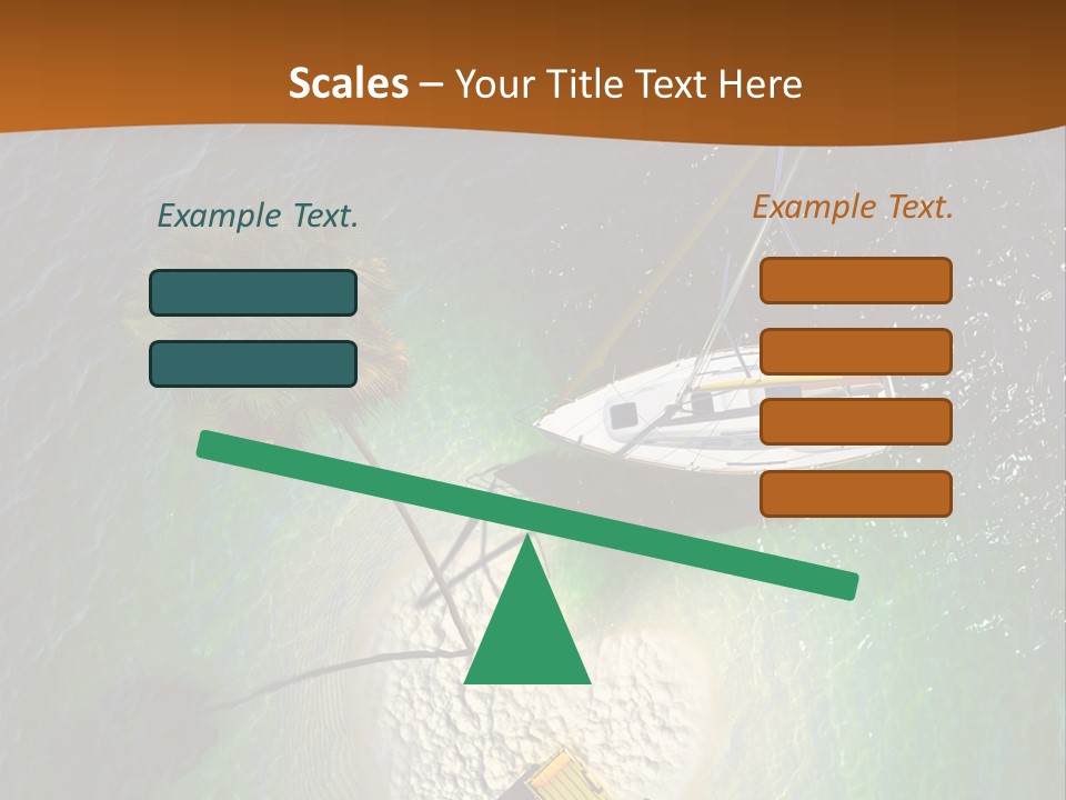 Exotic Nature Seascape PowerPoint Template