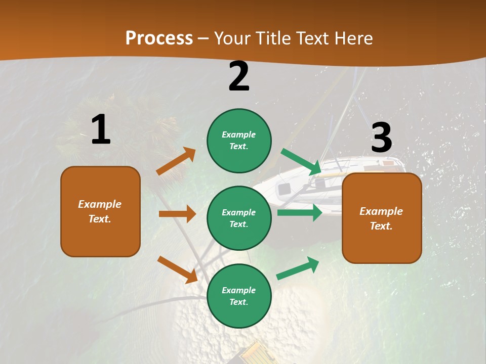 Exotic Nature Seascape PowerPoint Template