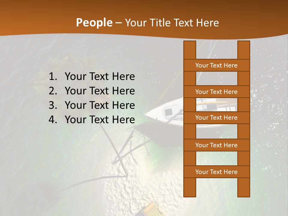 Exotic Nature Seascape PowerPoint Template