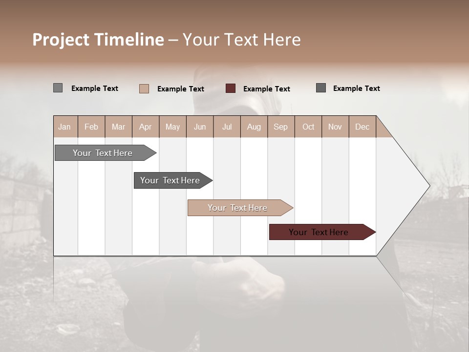 Holding Pollution Human PowerPoint Template