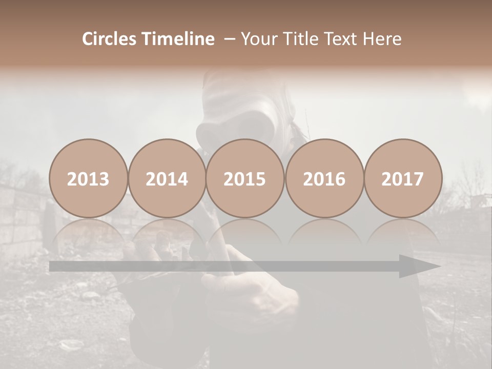 Holding Pollution Human PowerPoint Template