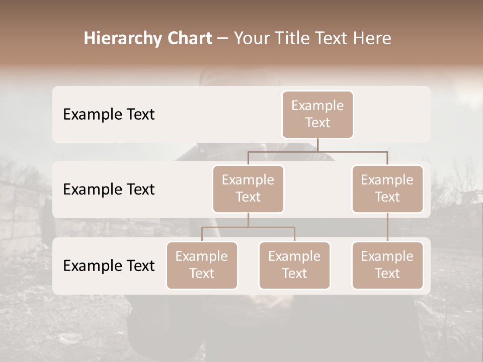 Holding Pollution Human PowerPoint Template