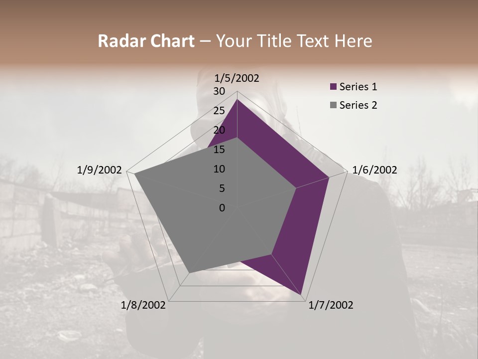 Holding Pollution Human PowerPoint Template