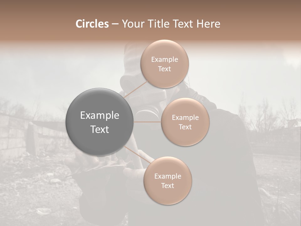 Holding Pollution Human PowerPoint Template