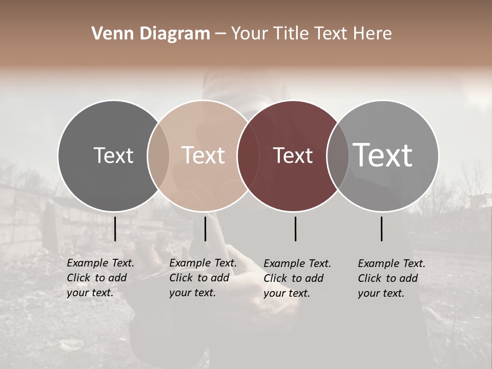 Holding Pollution Human PowerPoint Template