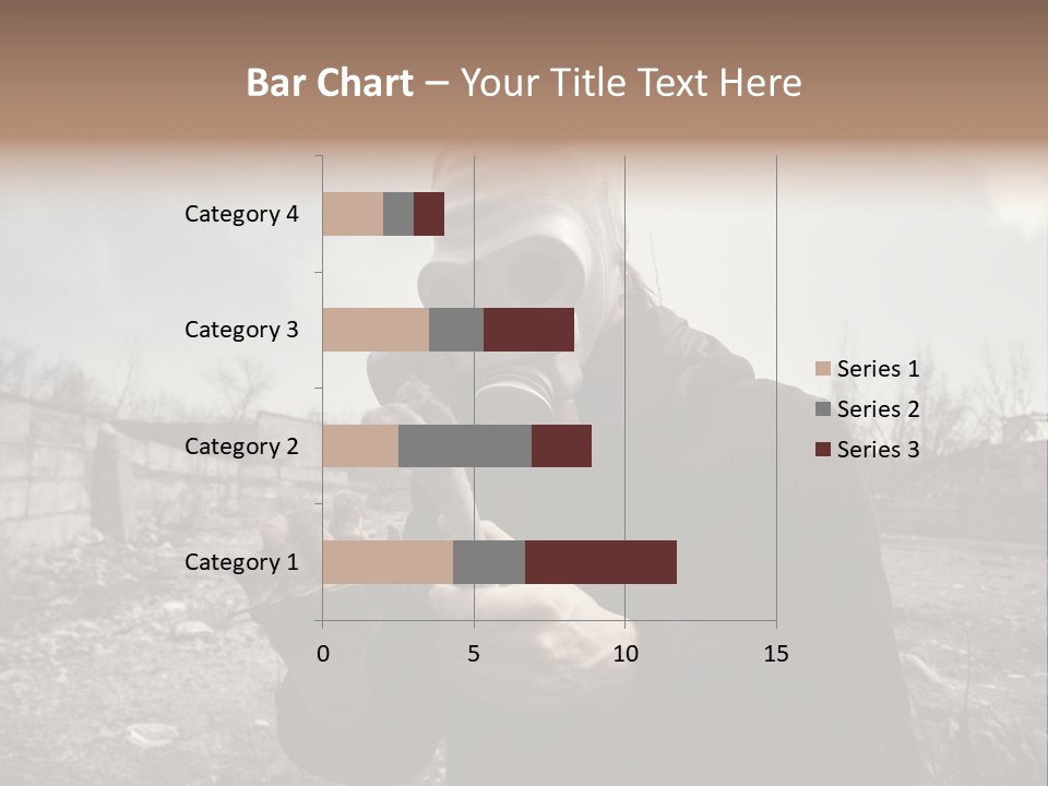 Holding Pollution Human PowerPoint Template
