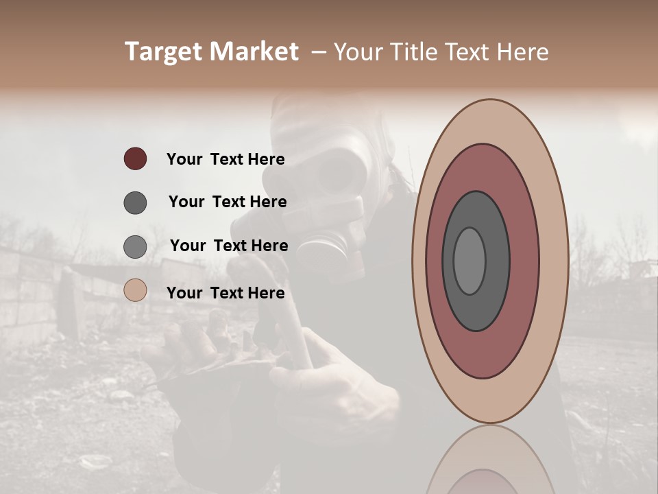 Holding Pollution Human PowerPoint Template