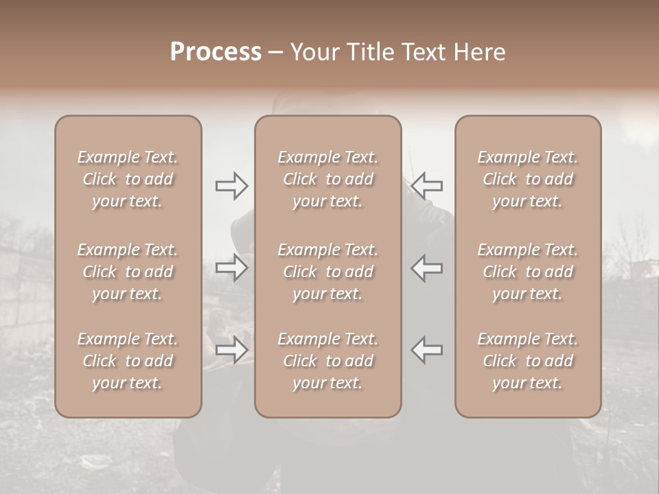 Holding Pollution Human PowerPoint Template