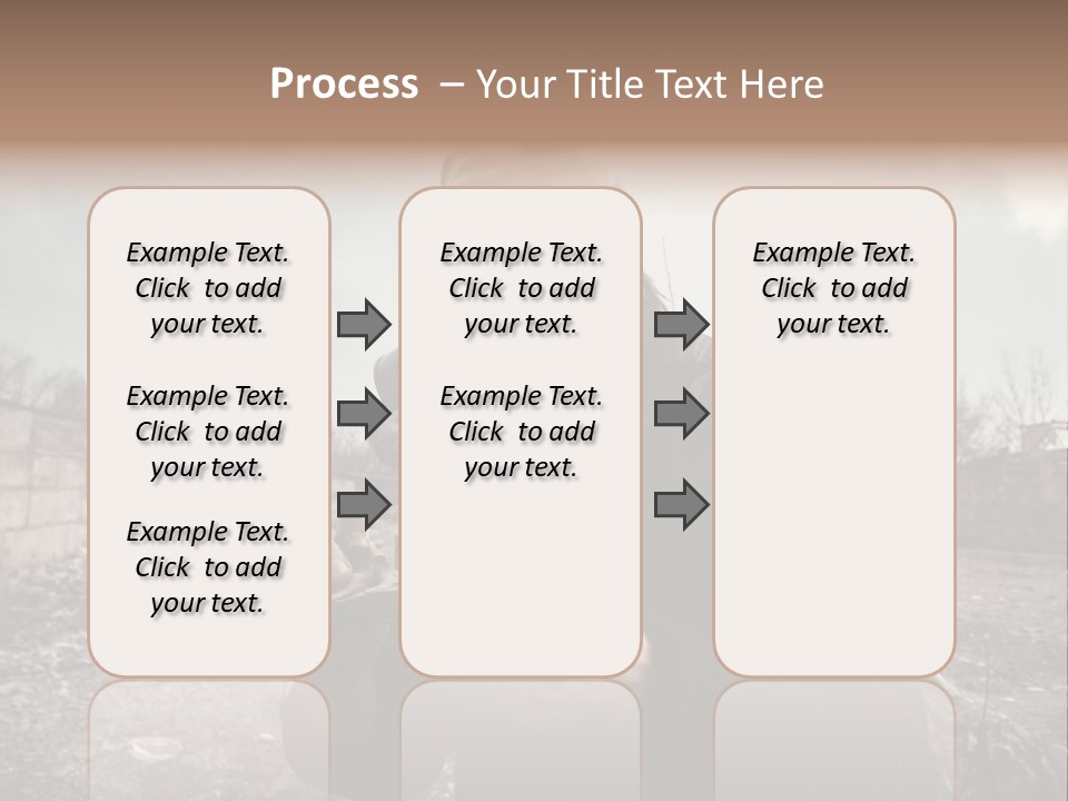Holding Pollution Human PowerPoint Template