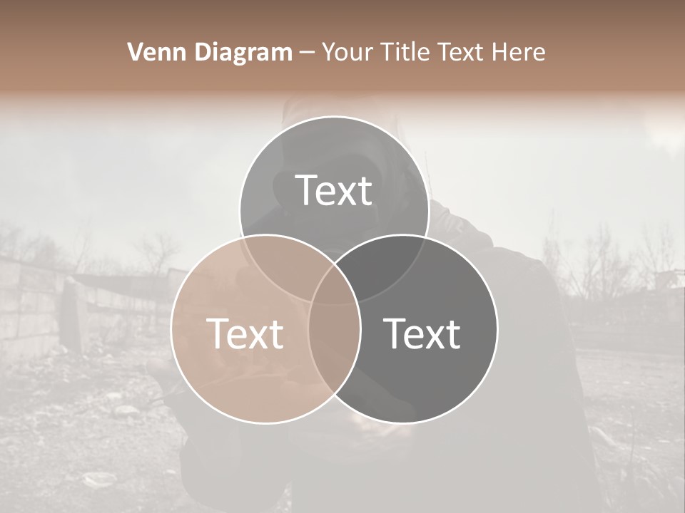 Holding Pollution Human PowerPoint Template