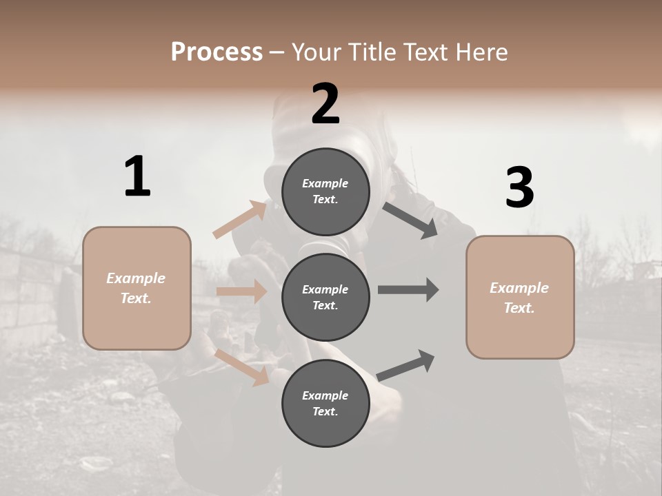 Holding Pollution Human PowerPoint Template