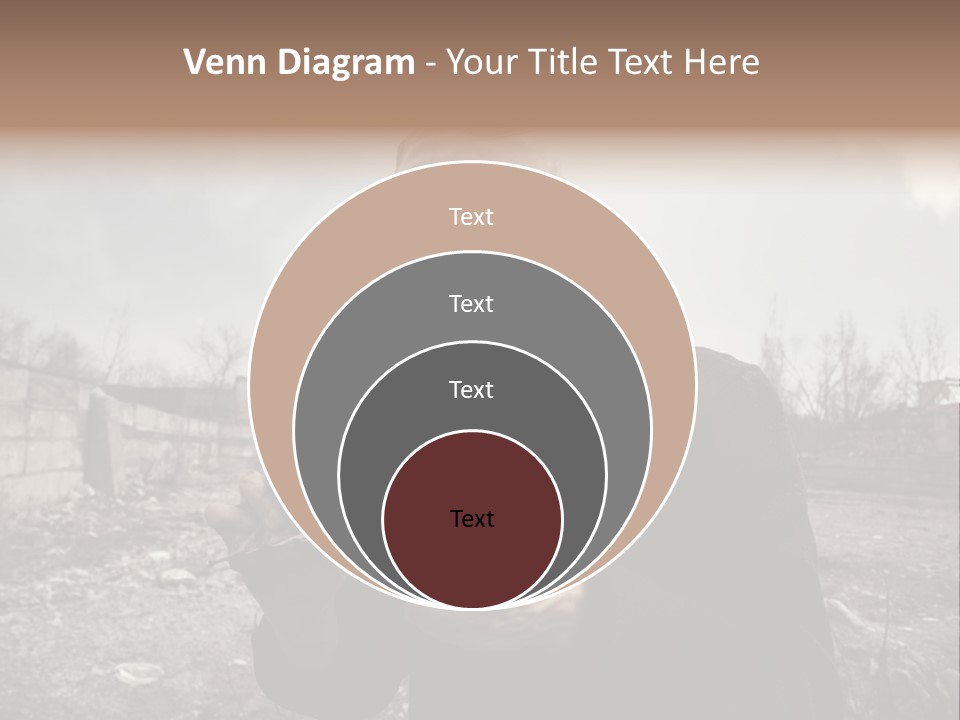 Holding Pollution Human PowerPoint Template