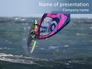 Activity Water Horizon PowerPoint Template