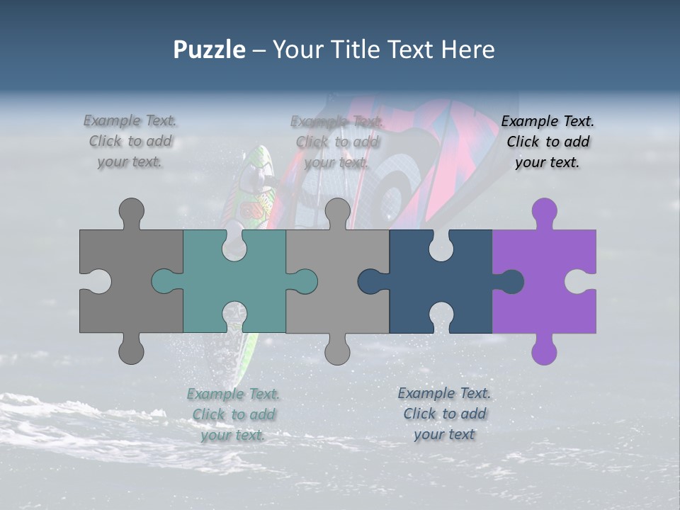Activity Water Horizon PowerPoint Template