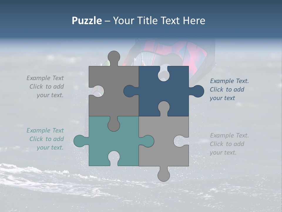 Activity Water Horizon PowerPoint Template
