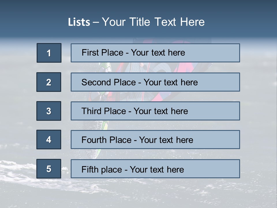 Activity Water Horizon PowerPoint Template
