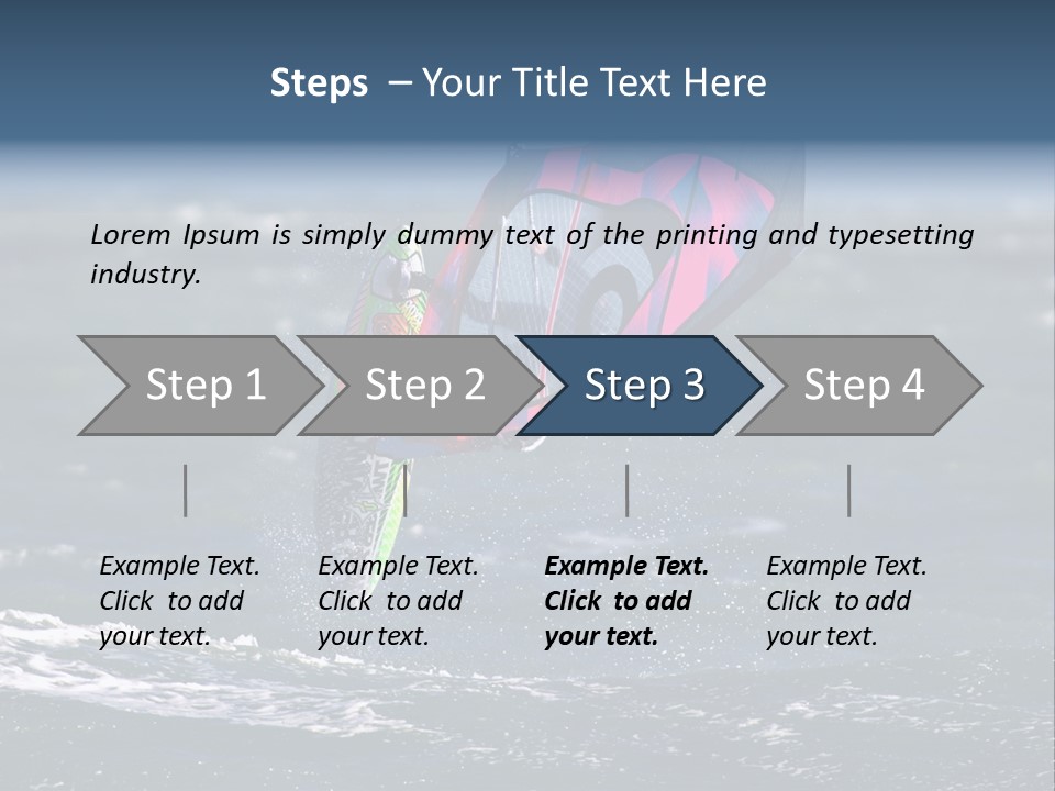 Activity Water Horizon PowerPoint Template