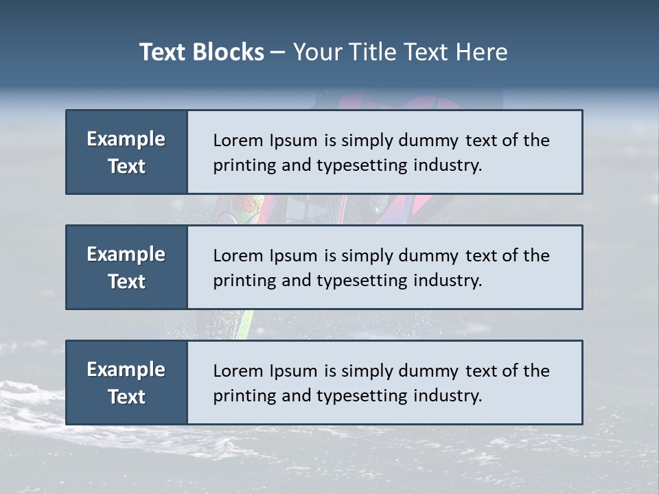 Activity Water Horizon PowerPoint Template