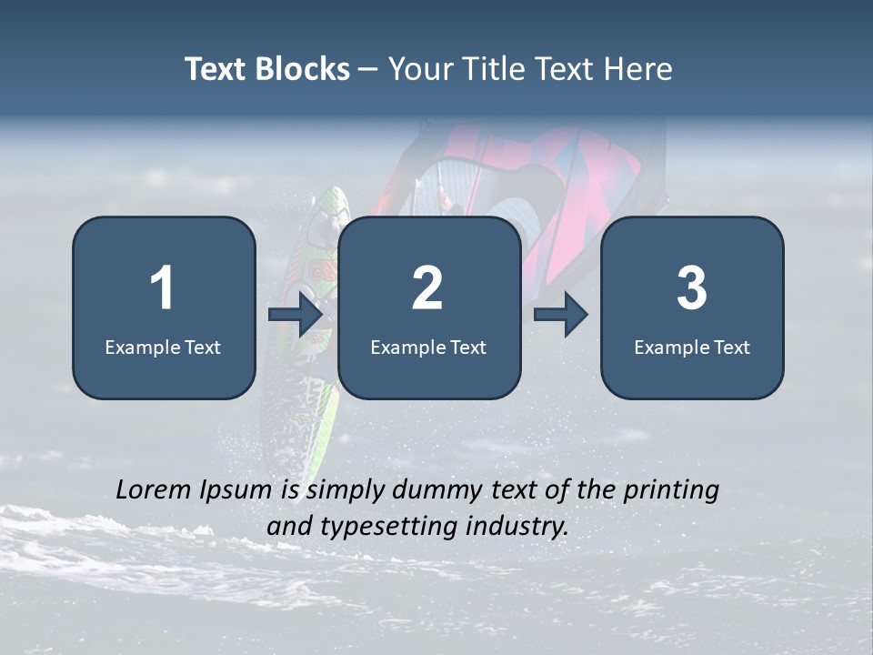 Activity Water Horizon PowerPoint Template