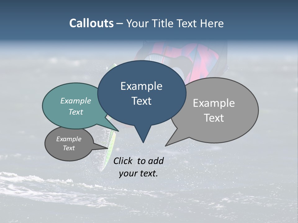Activity Water Horizon PowerPoint Template