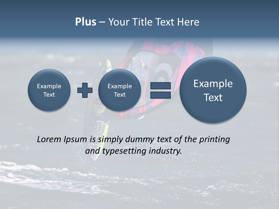 Activity Water Horizon PowerPoint Template