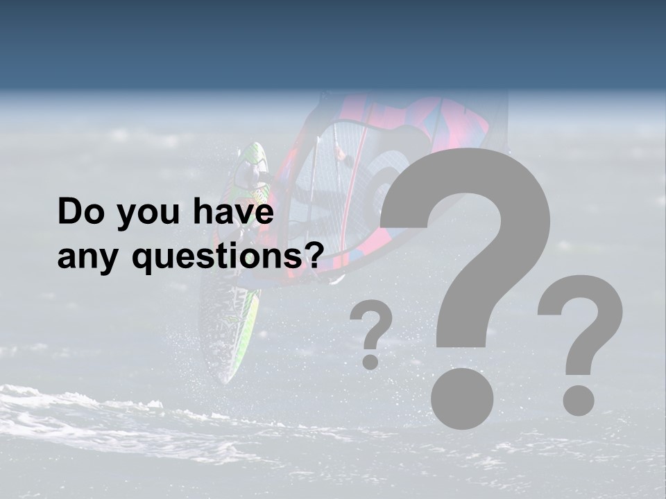 Activity Water Horizon PowerPoint Template