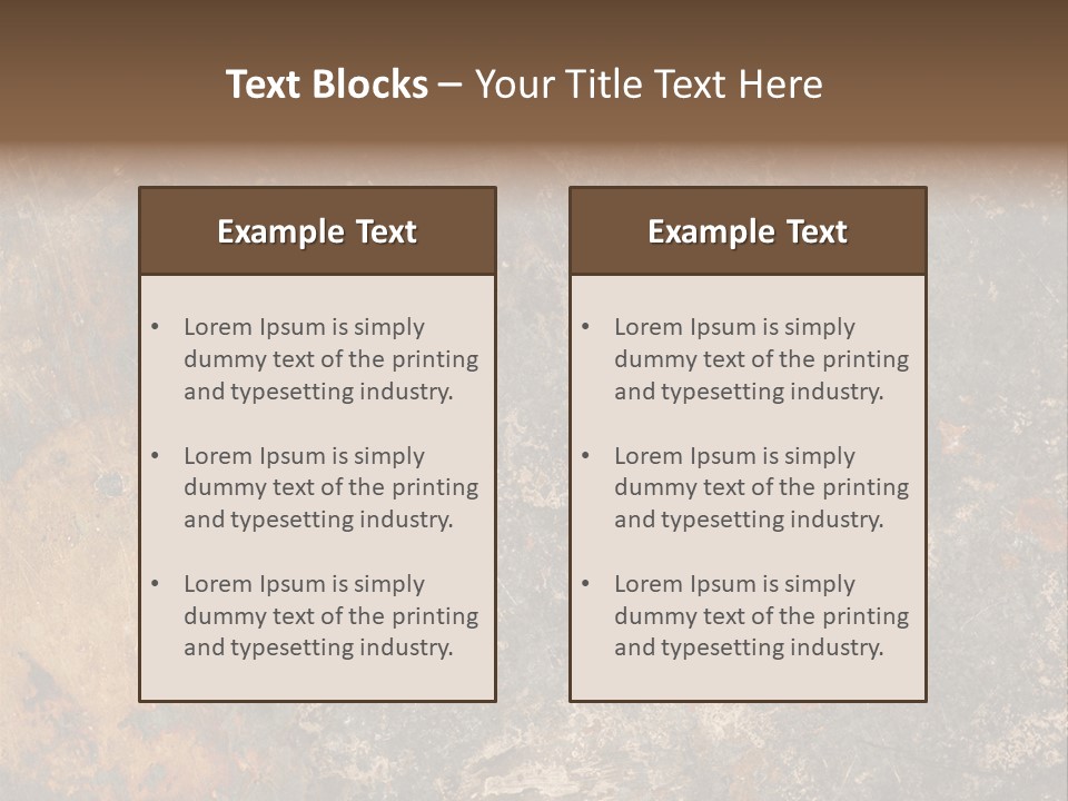 Texture Plate Vintage PowerPoint Template