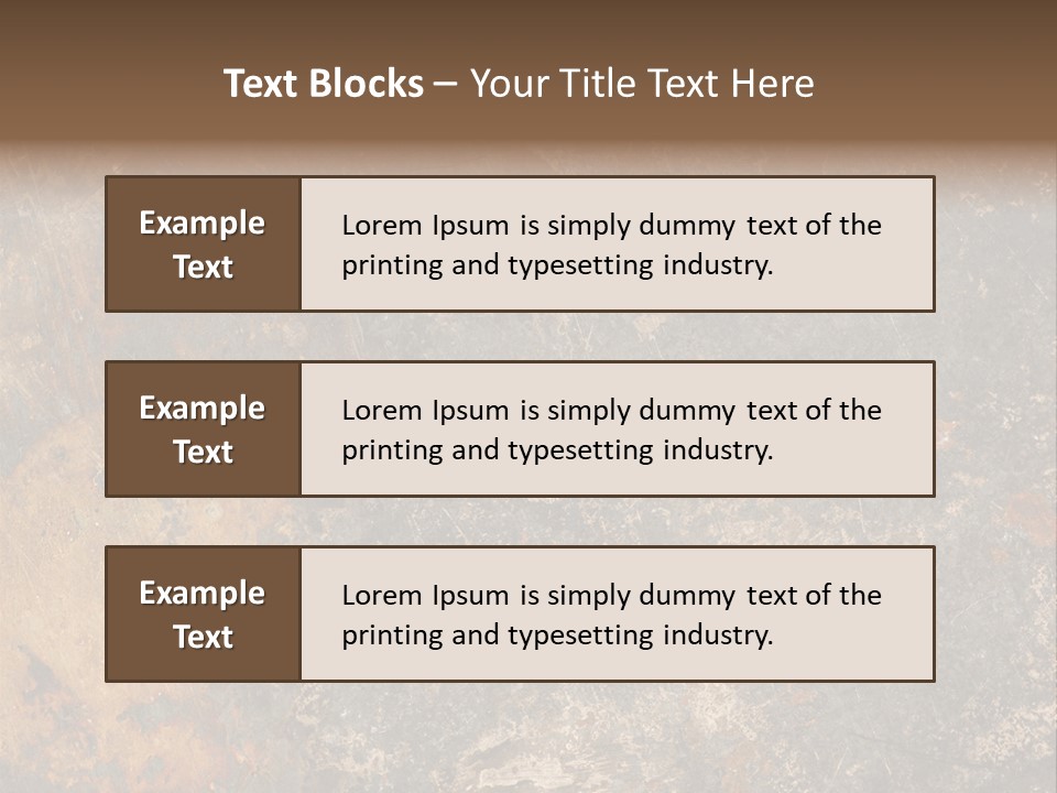 Texture Plate Vintage PowerPoint Template