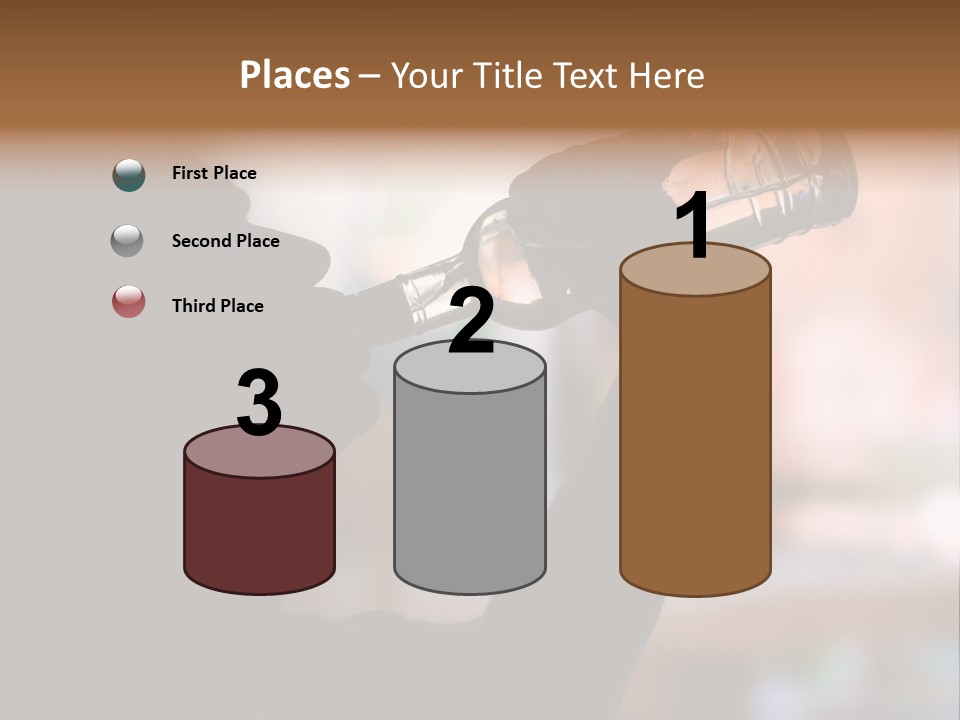 Drinking Background Dark PowerPoint Template