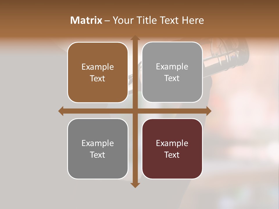 Drinking Background Dark PowerPoint Template