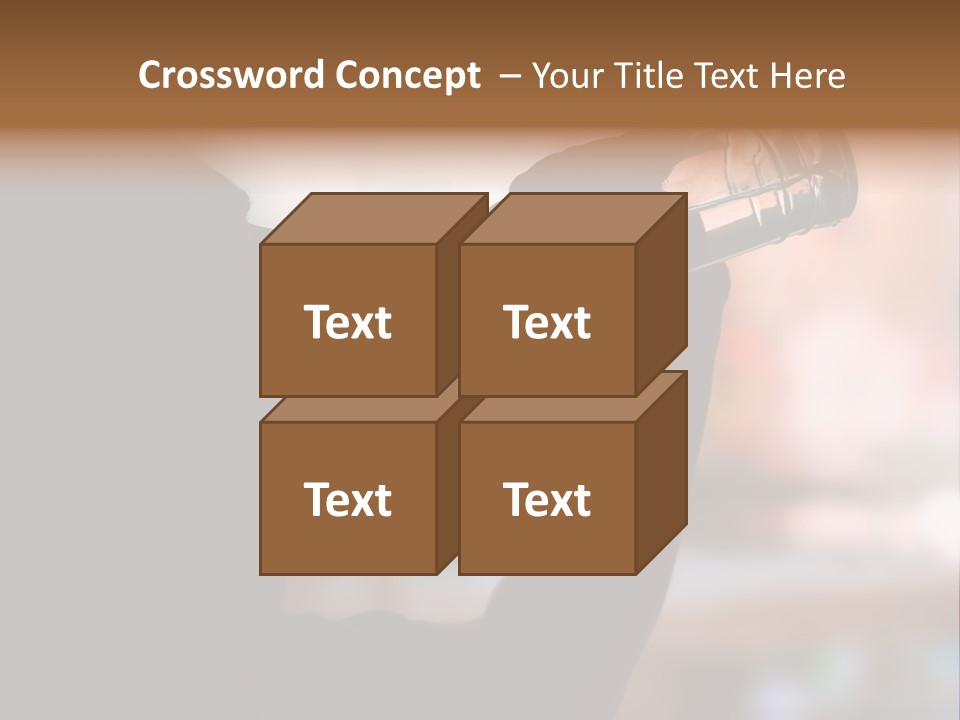 Drinking Background Dark PowerPoint Template