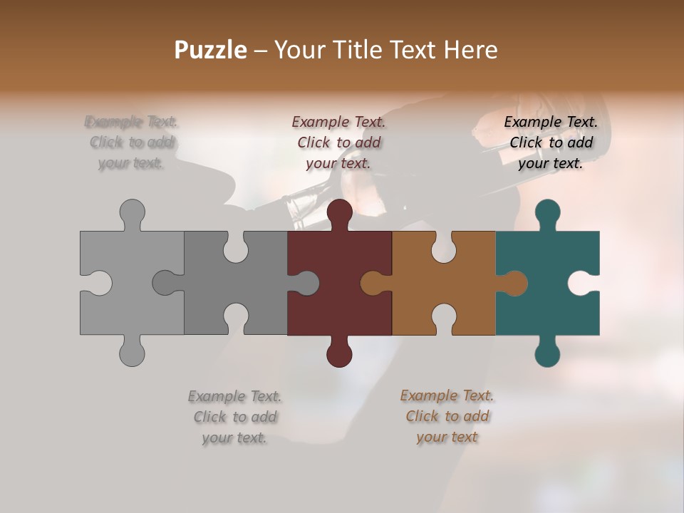 Drinking Background Dark PowerPoint Template