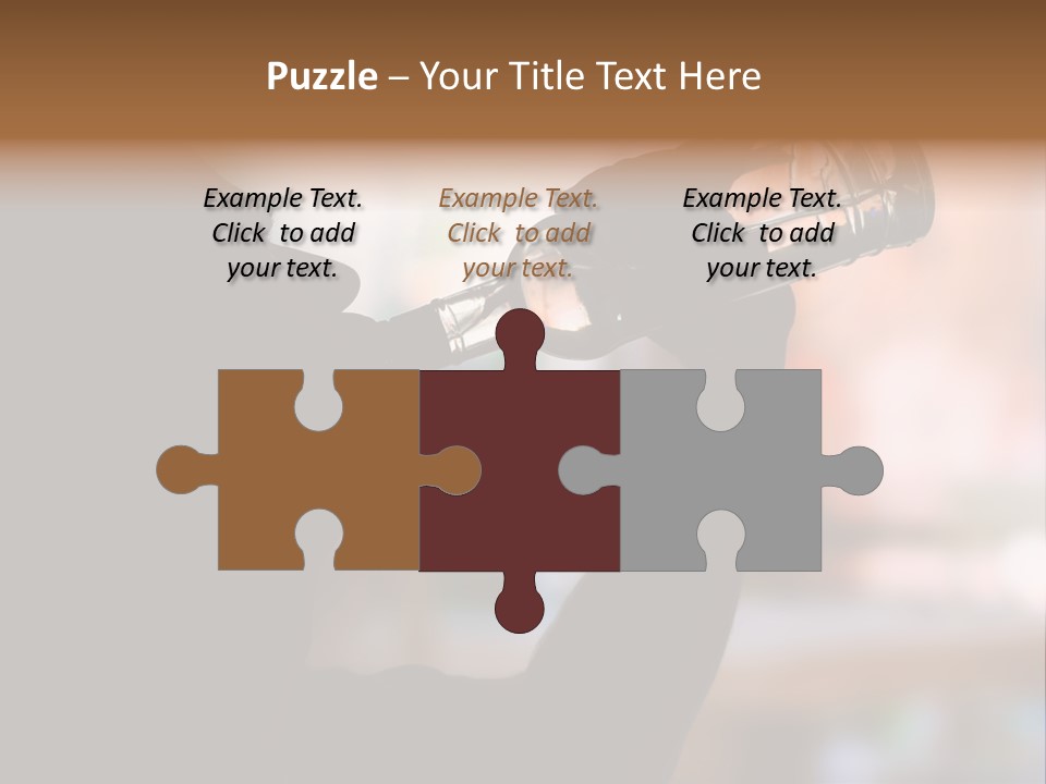 Drinking Background Dark PowerPoint Template