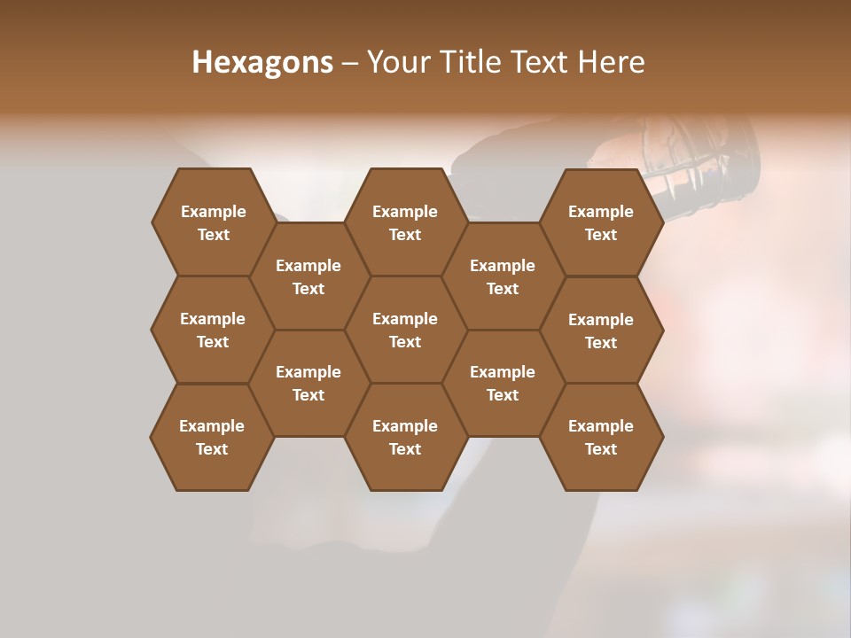 Drinking Background Dark PowerPoint Template