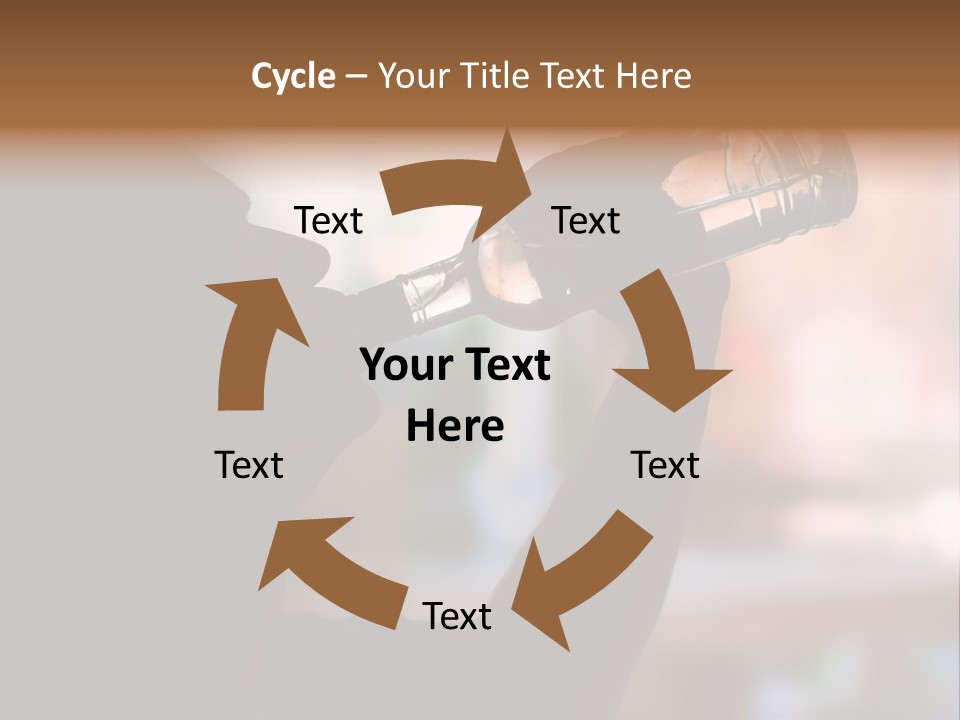 Drinking Background Dark PowerPoint Template