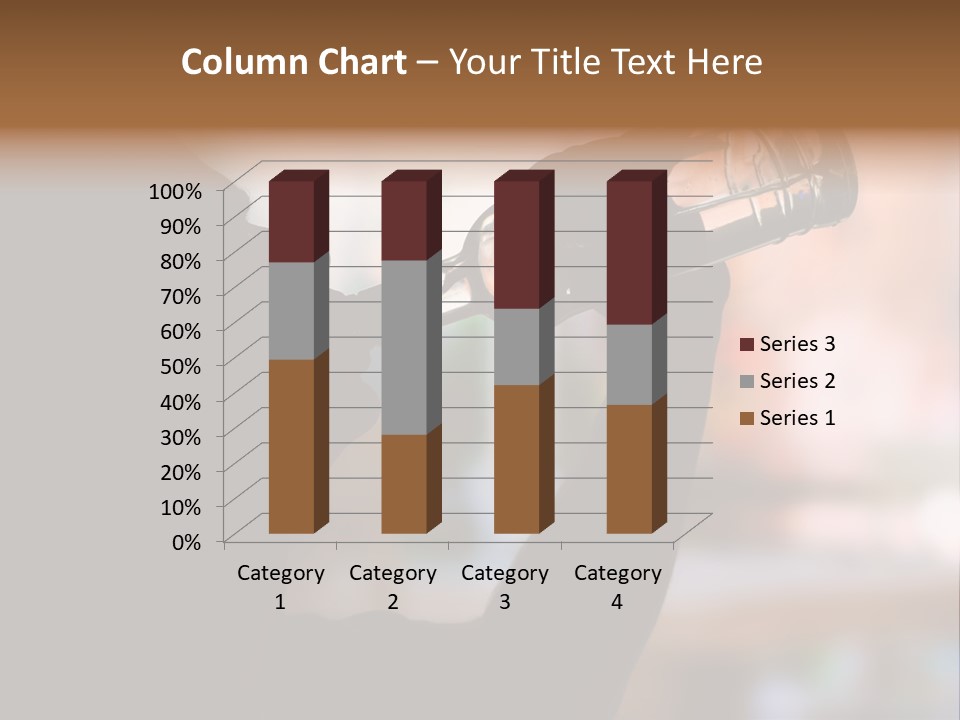 Drinking Background Dark PowerPoint Template