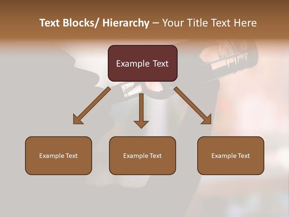 Drinking Background Dark PowerPoint Template