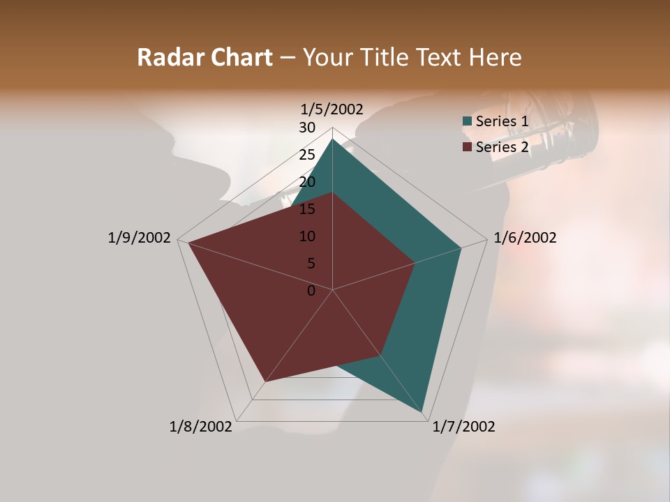 Drinking Background Dark PowerPoint Template