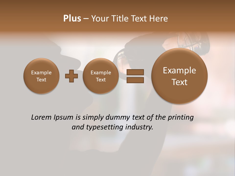 Drinking Background Dark PowerPoint Template