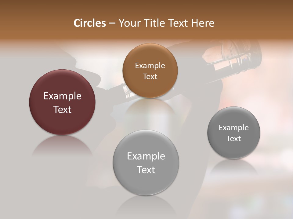 Drinking Background Dark PowerPoint Template