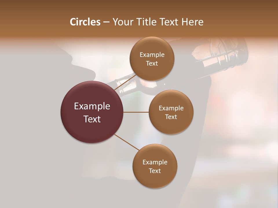 Drinking Background Dark PowerPoint Template